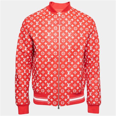 louis vuitton red jacket supreme|louis vuitton supreme monogram.